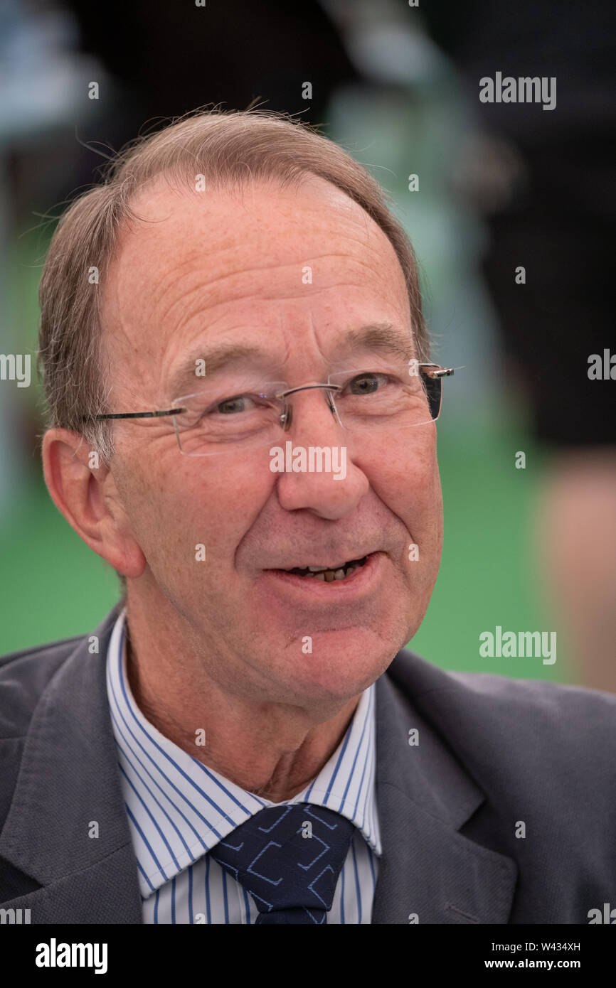 Ian Kershaw, English historian and author whose work has chiefly focused on the social history of 20th-century Germany. He is regarded by many as one of the world's leading experts on Adolf Hitler and Nazi Germany, and is particularly noted for his biographies of Hitler. Appearing at the  32nd annual Hay Festival of Literature and the Arts. Stock Photo