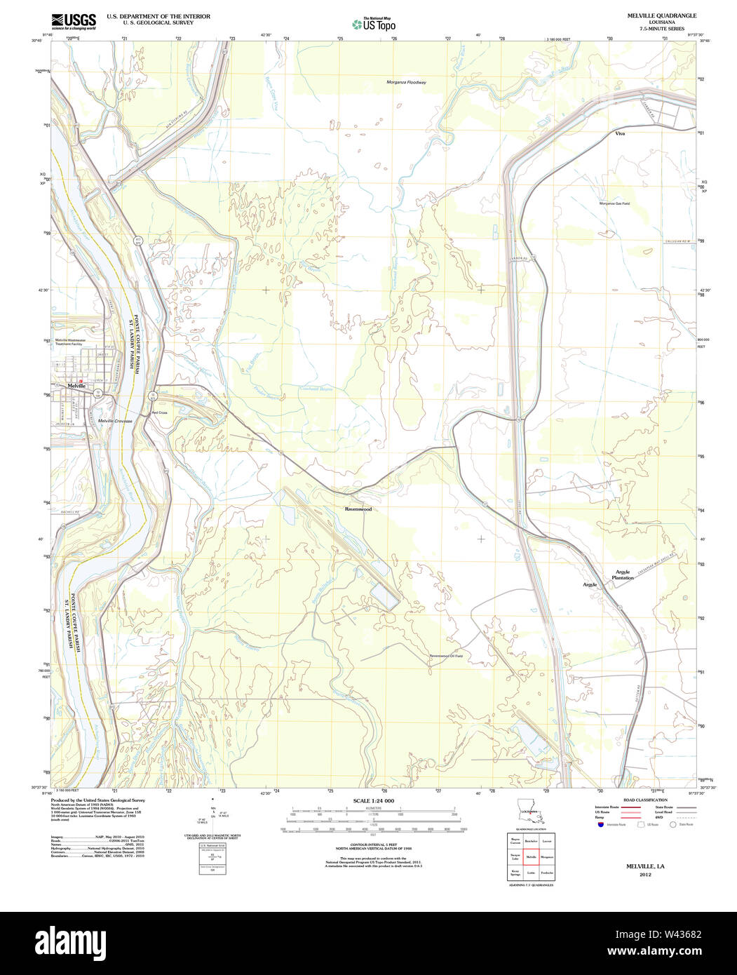 Melville map Cut Out Stock Images & Pictures Alamy