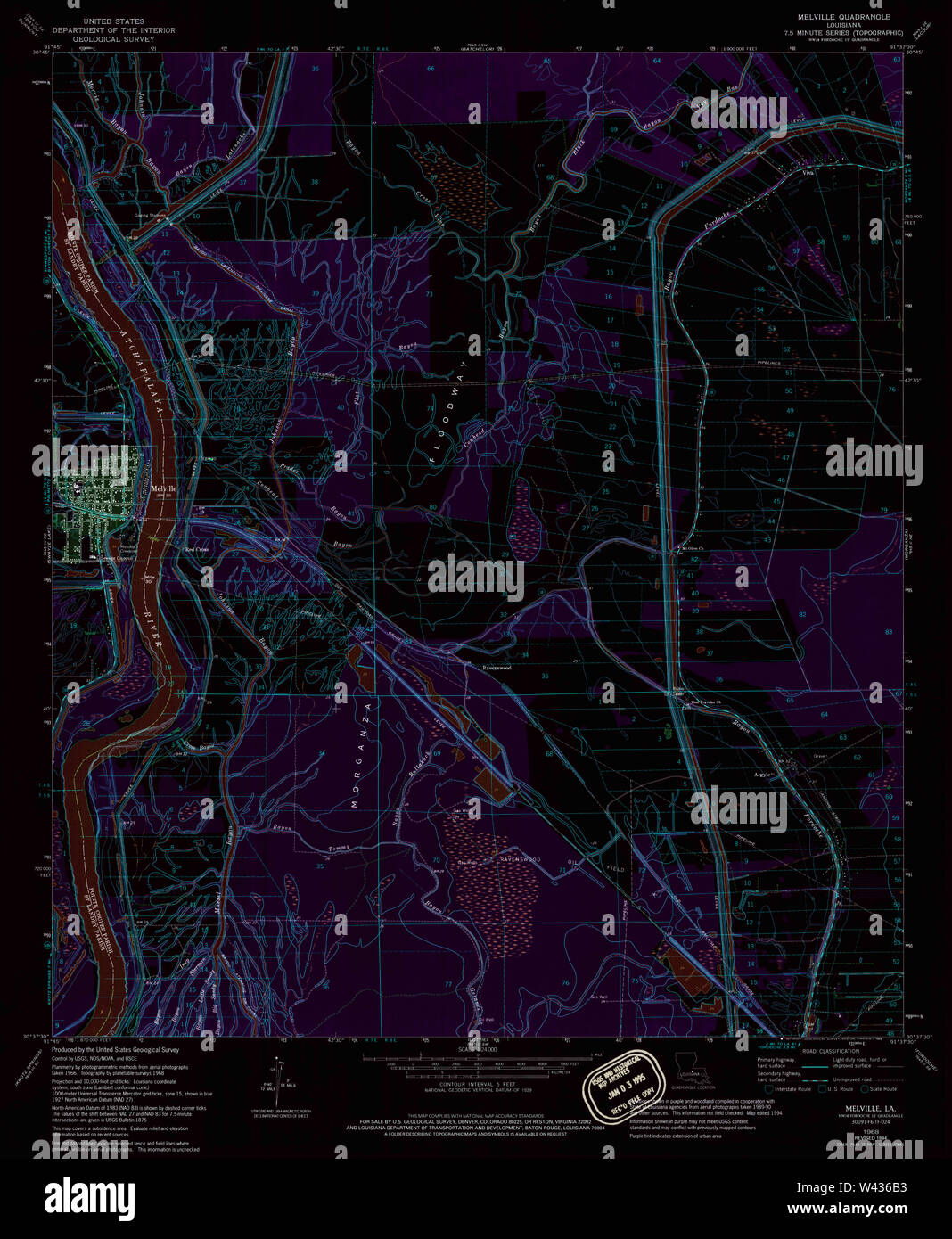 Melville Map High Resolution Stock Photography and Images Alamy