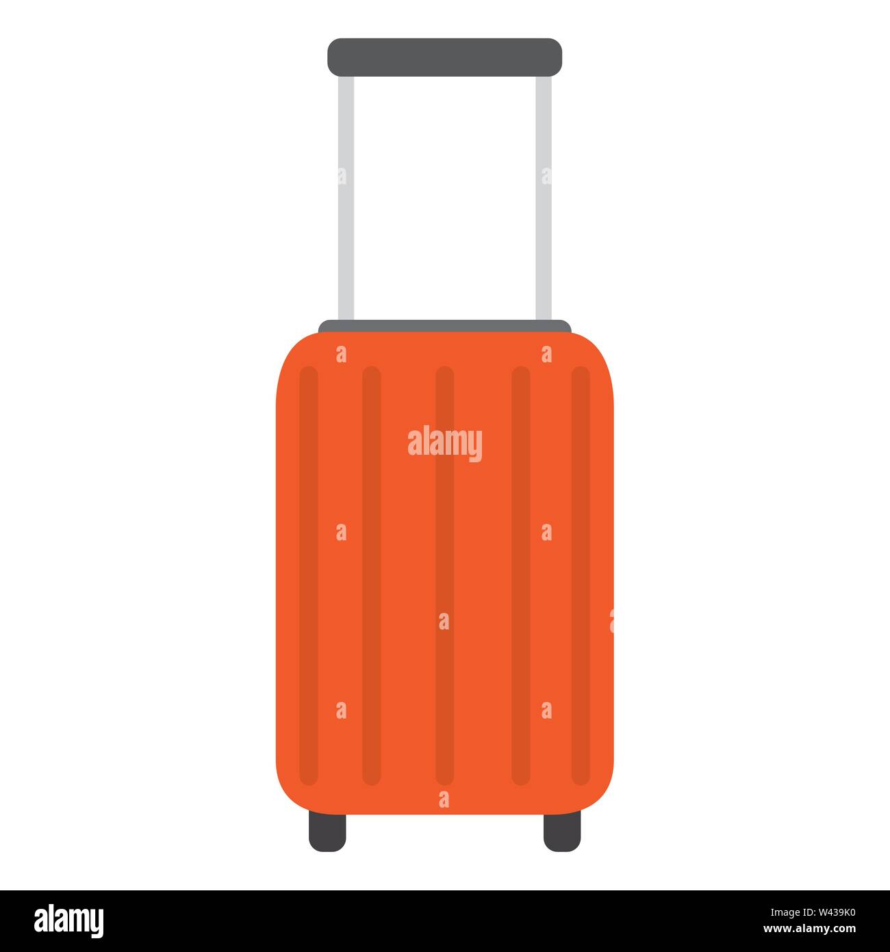 Isolated travel bag on a white background - Vector Stock Vector Image ...