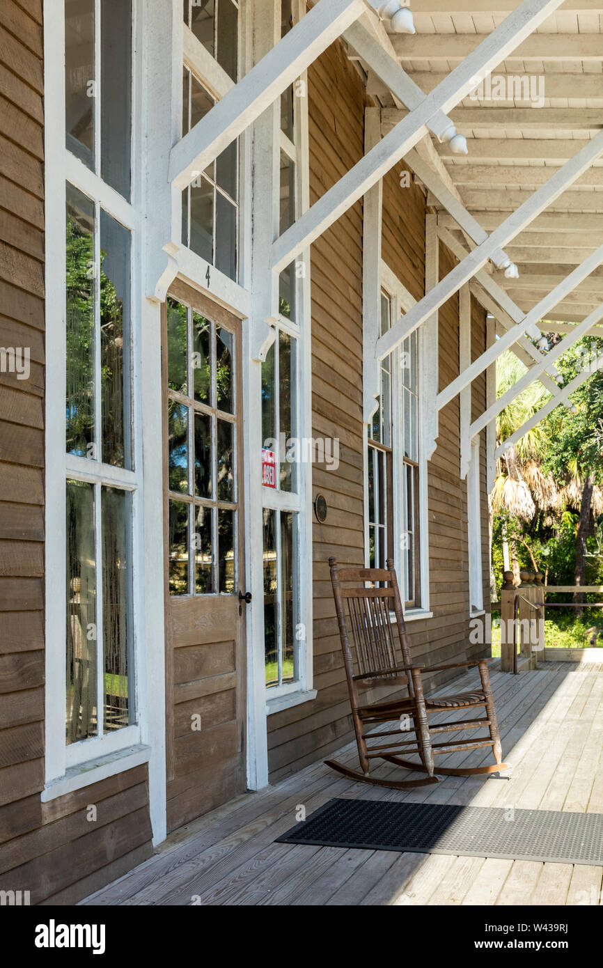 Art Hall Building on the grounds of Koreshan Historic Settlement a
