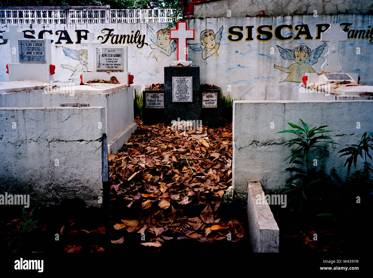 Manila South Cemetery in Manila in Luzon Metro Manila in the Philippines in Southeast Asia Far East. Stock Photo