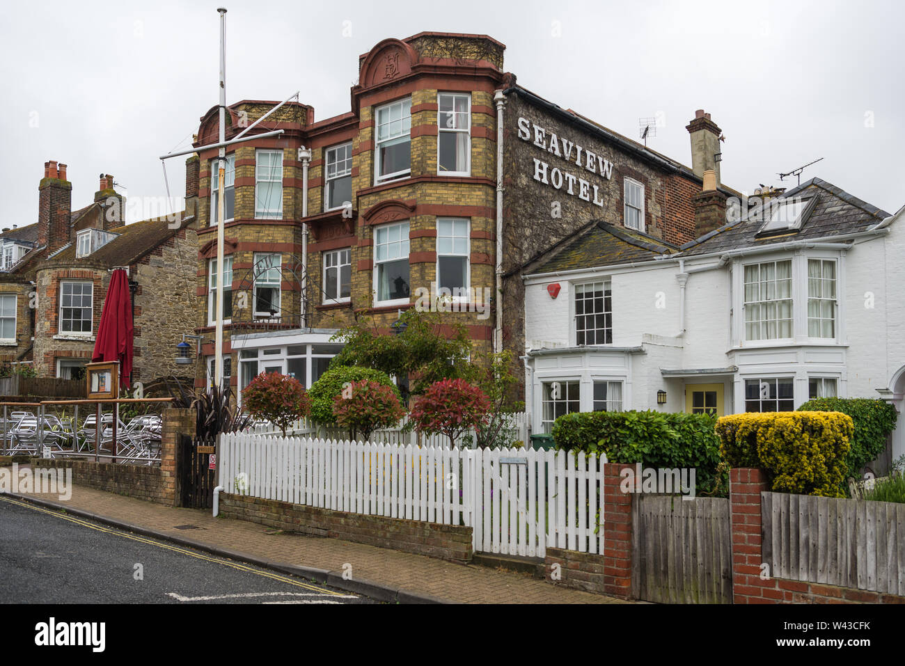 The Seaview Hotel in the High Street of the village of Seaview, Isle of