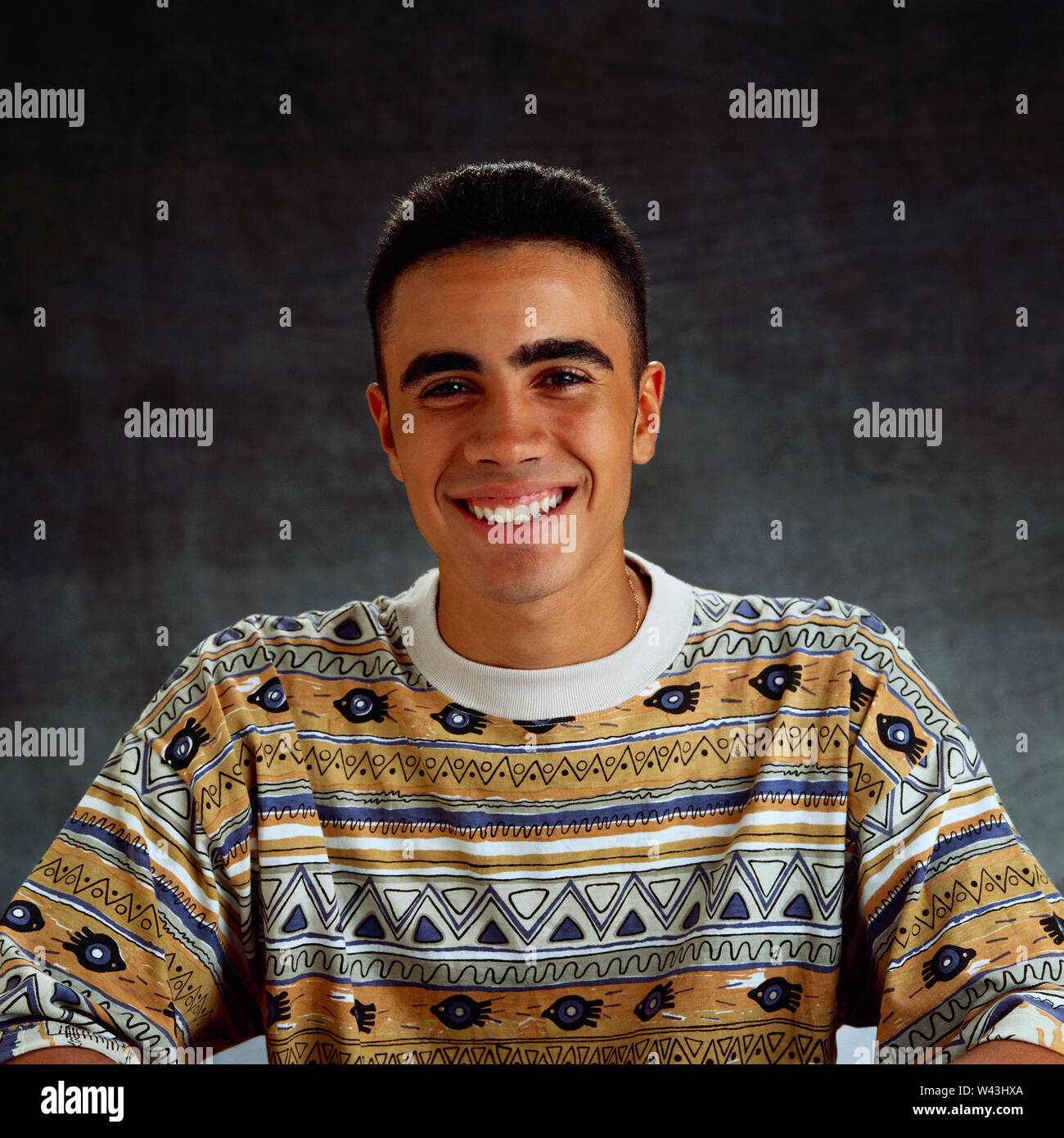Young man looking at camera Stock Photo