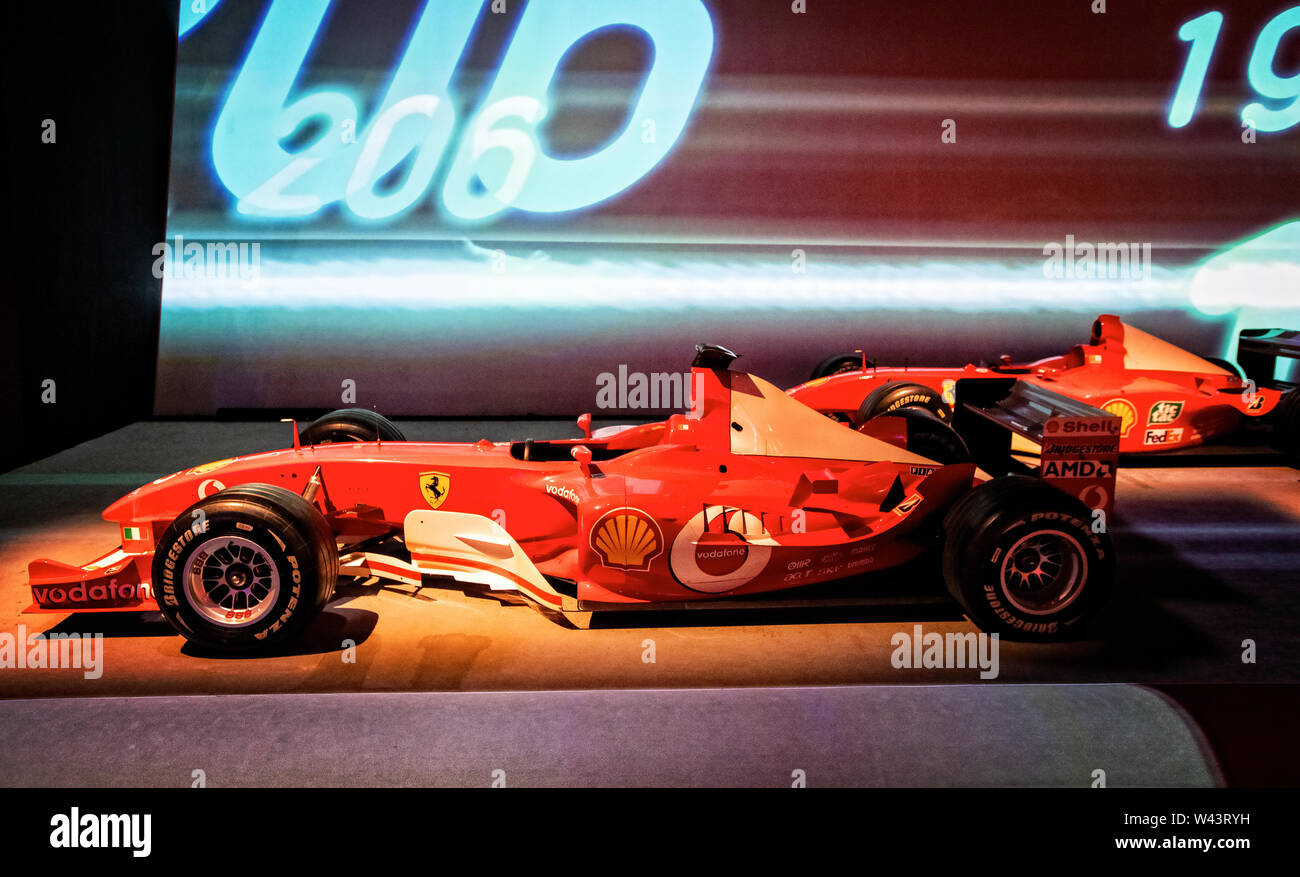 Italy Piedmont Turin Museo Dell’ Automonbile Torino ( Mauto ) . Ferrari