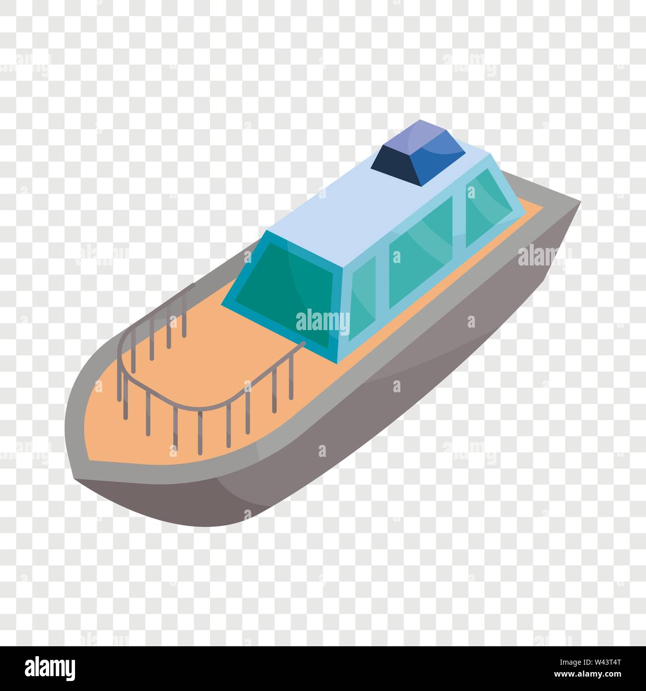 Powerboat icon, cartoon style Stock Vector Image & Art - Alamy