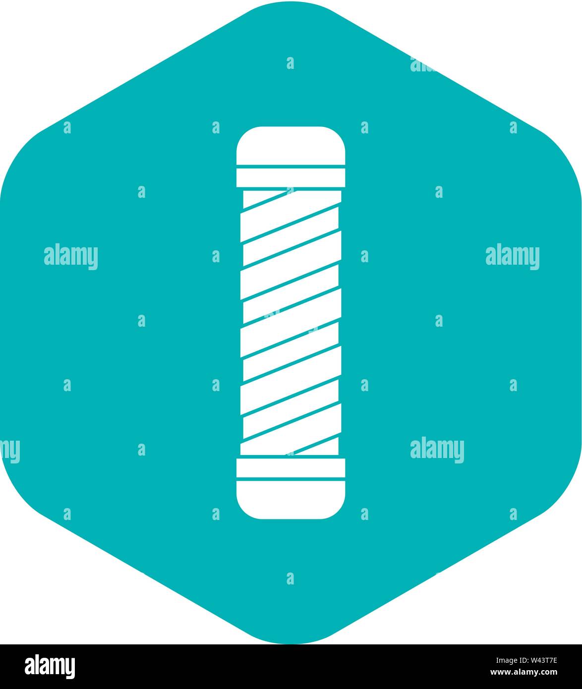 Handle for bike icon, simple style Stock Vector