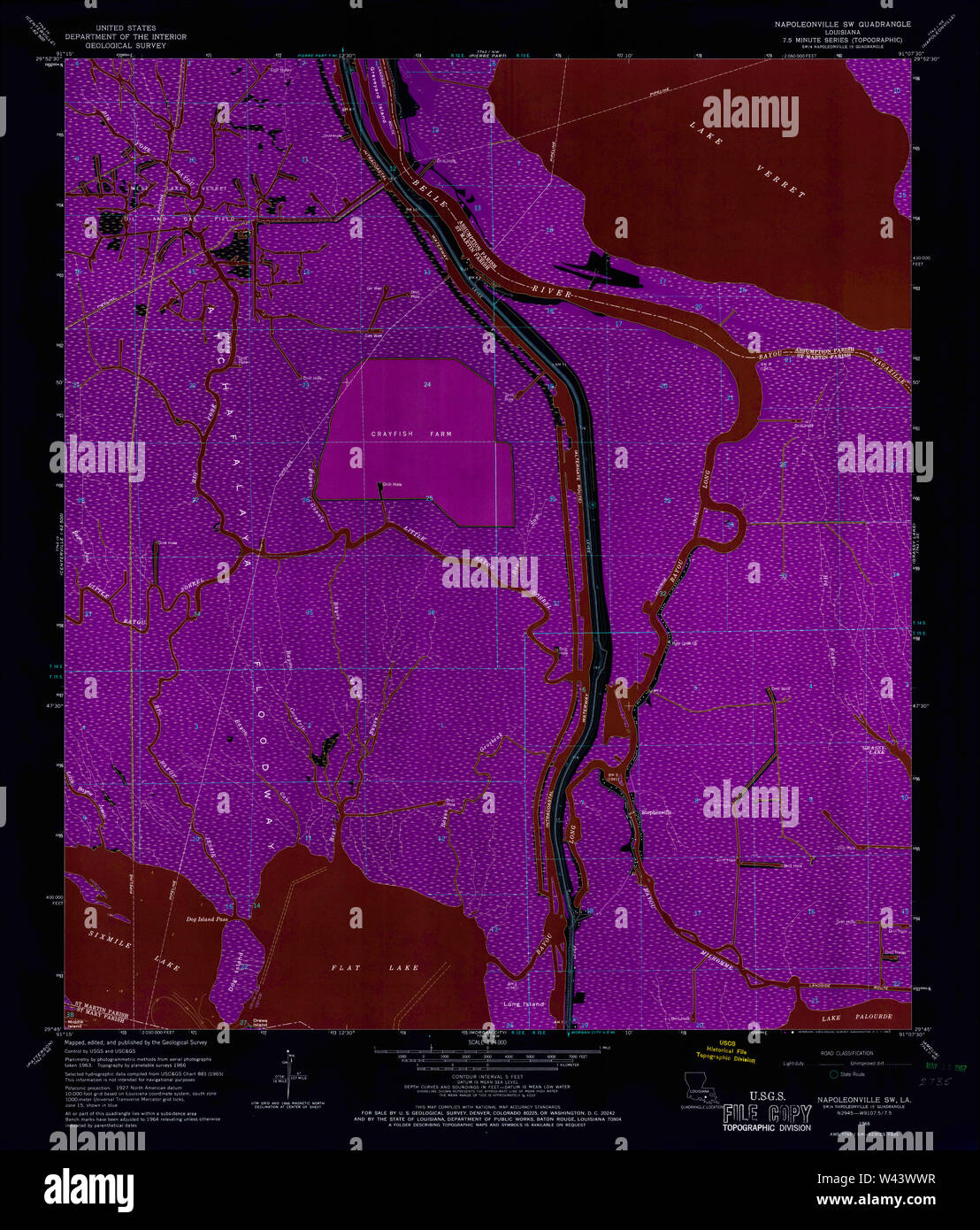 Map of napoleonville hires stock photography and images Alamy