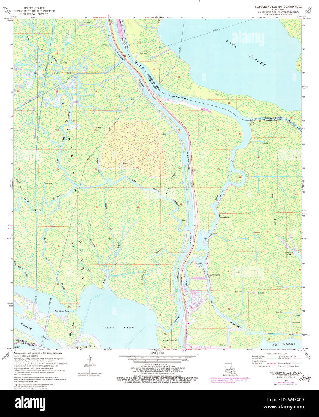 Map of napoleonville hires stock photography and images Alamy