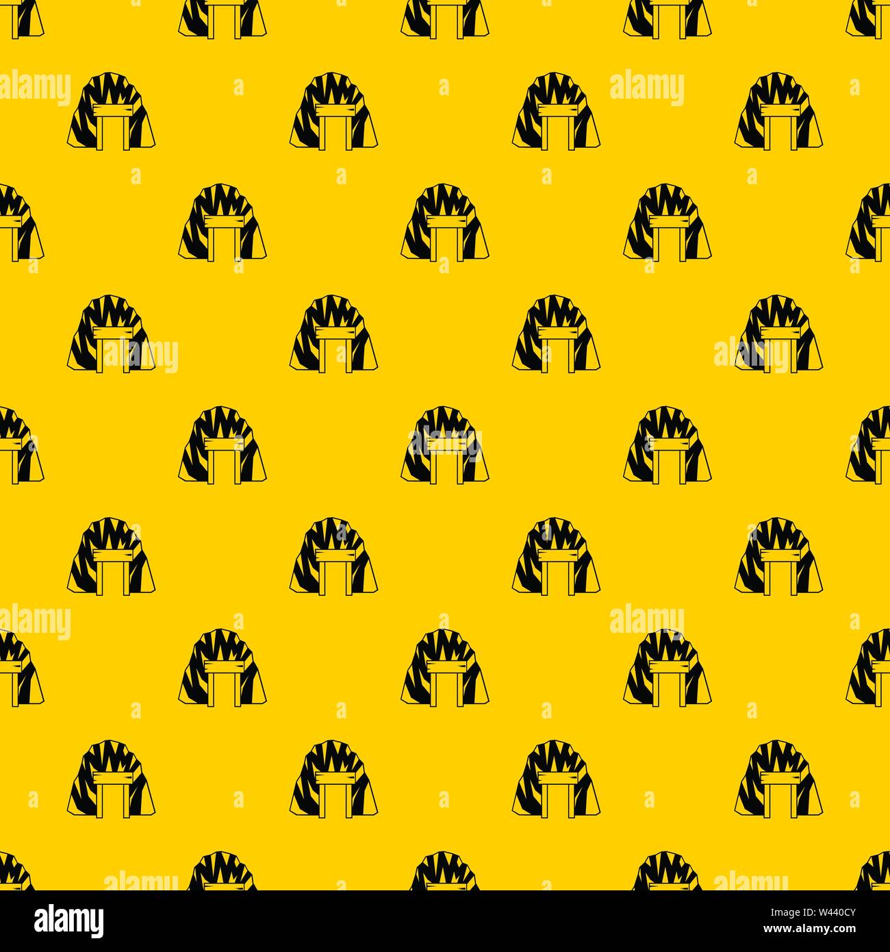 Mine in mountain pattern vector Stock Vector