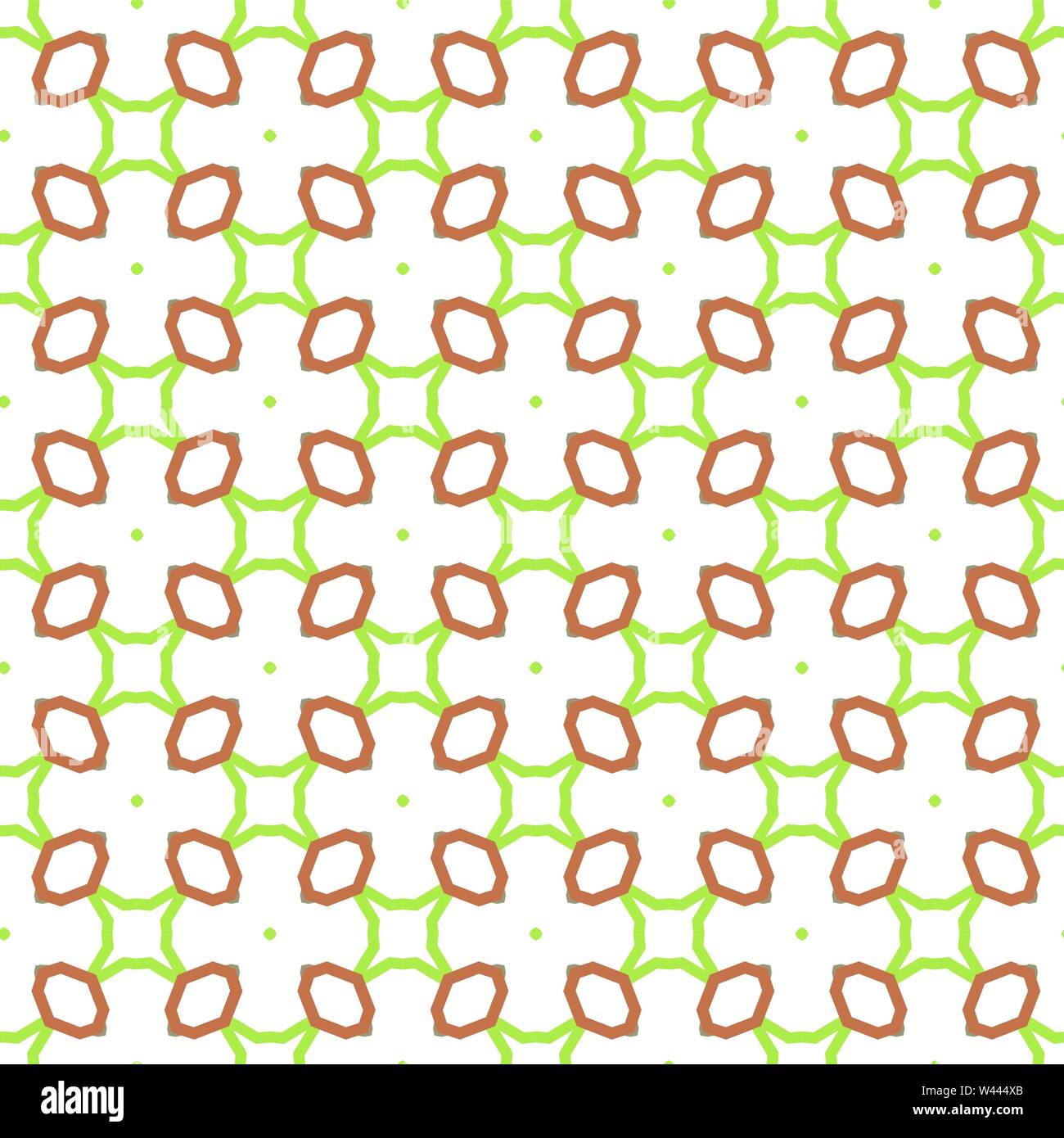 Seamless vector pattern in geometric ornamental style Stock Vector ...
