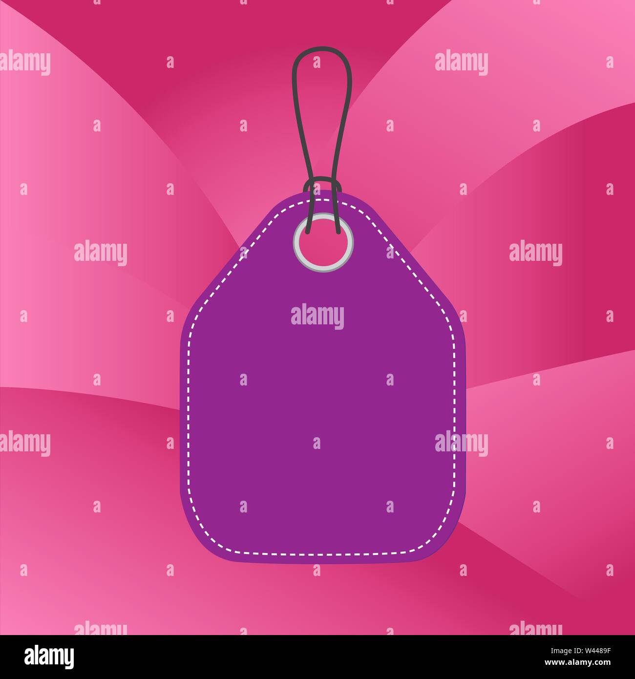 Empty tag blank space colorful background label rectangle attached ...