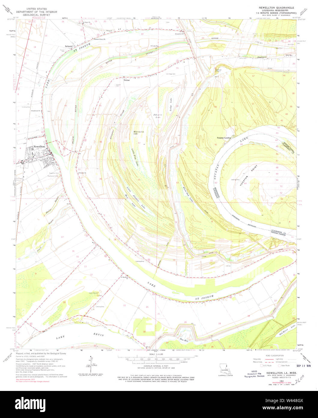 Map of newellton Cut Out Stock Images & Pictures Alamy