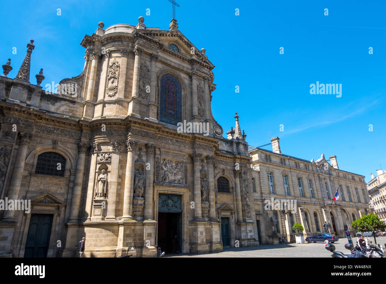 Bordeaux, France - May 6, 2019 : Church of Notre-Dame in Bordeaux, Aquitaine France Stock Photo