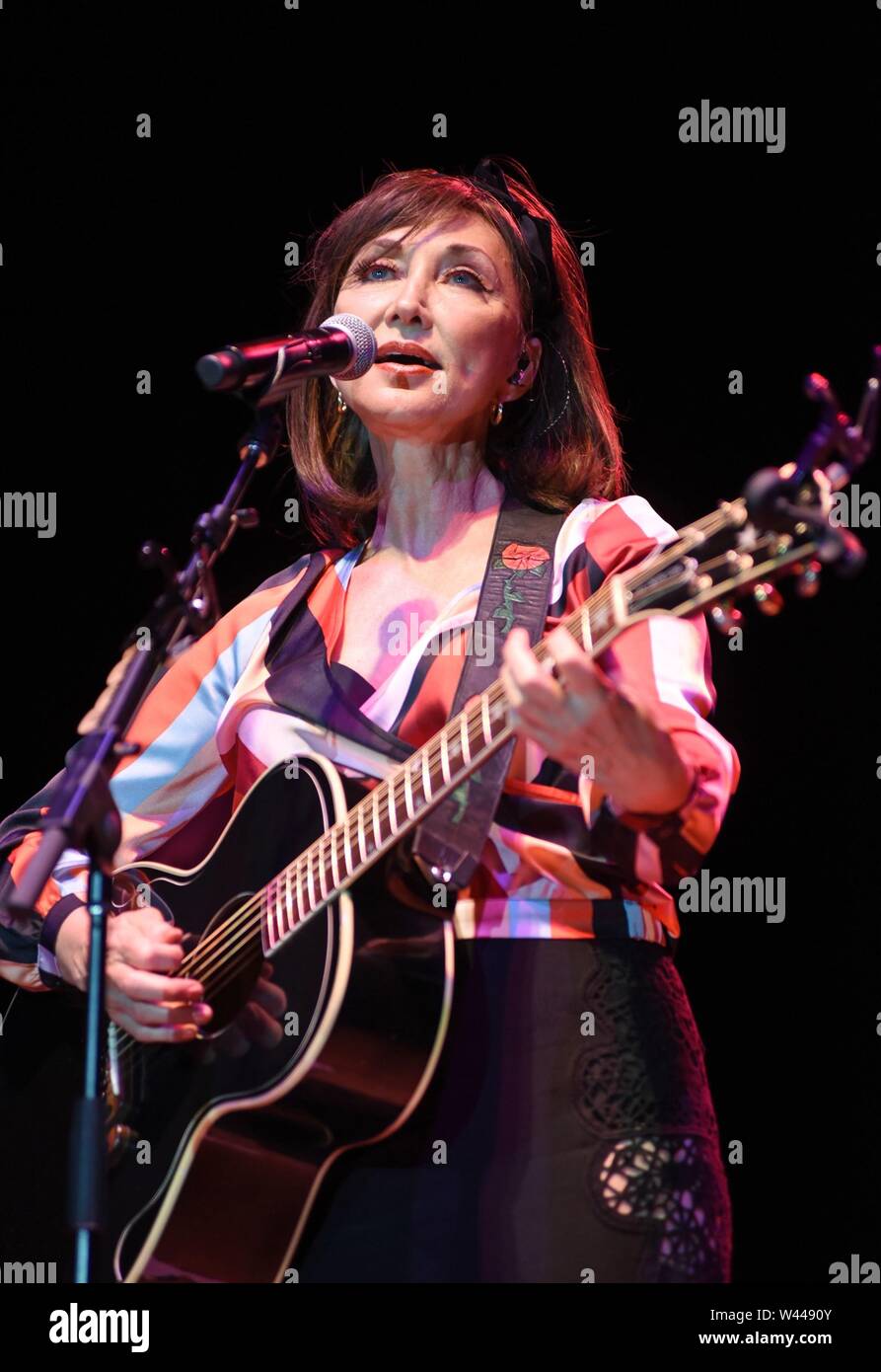 Hiawassee, GA, USA. 19th July, 2019. Pam Tillis on stage for Pam Tillis