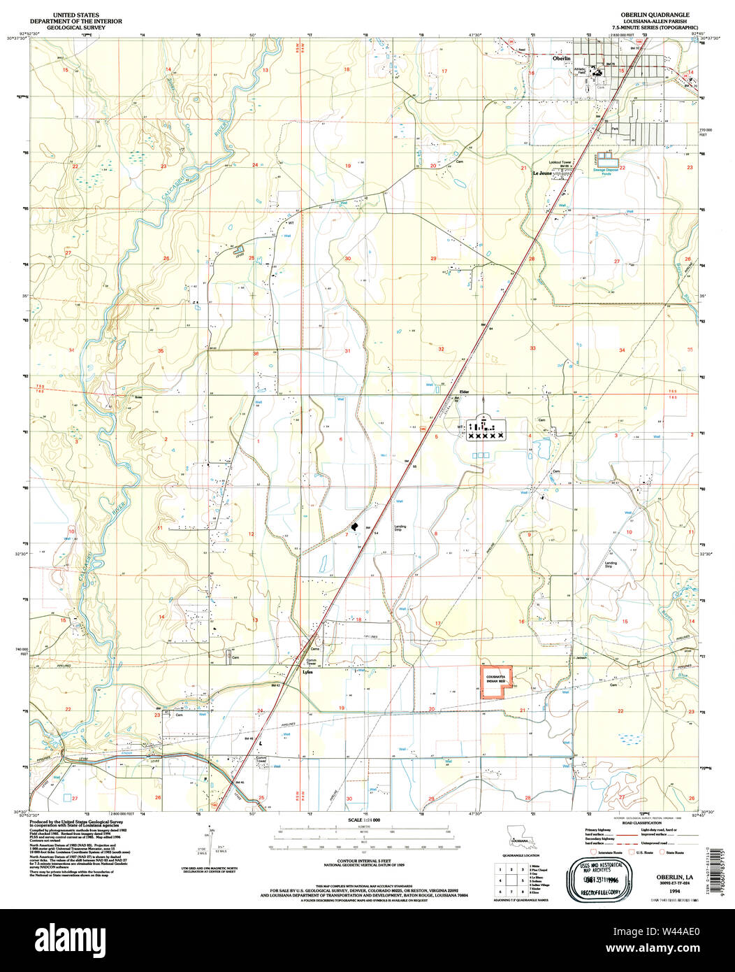 Map of oberlin hires stock photography and images Alamy