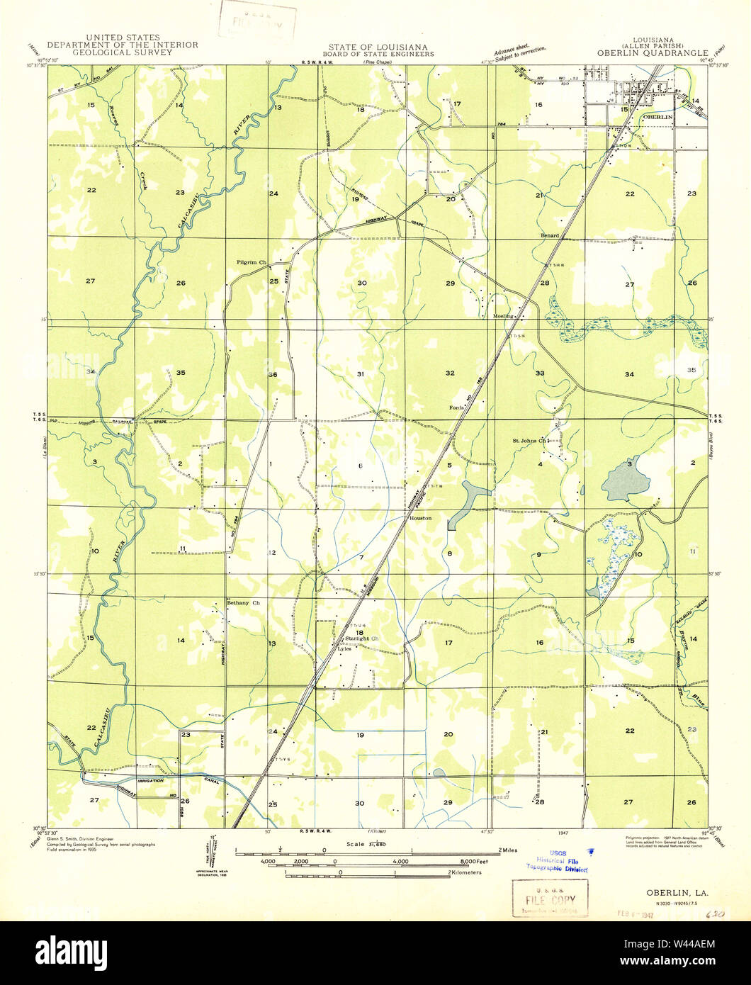 Map of oberlin hires stock photography and images Alamy