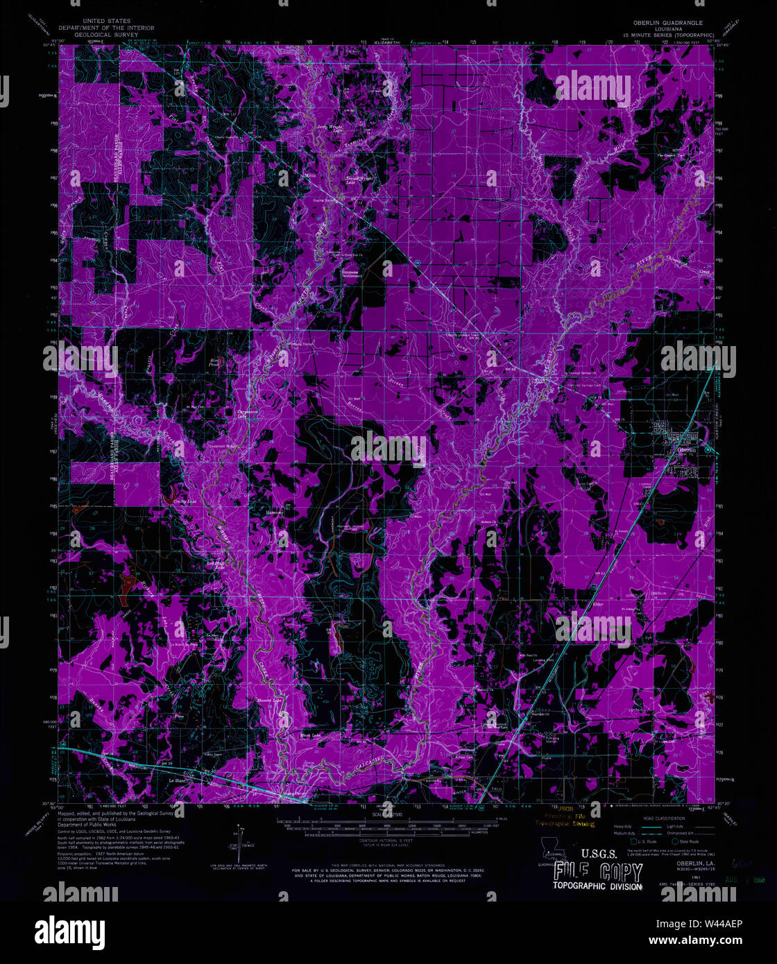 Map of oberlin hires stock photography and images Alamy