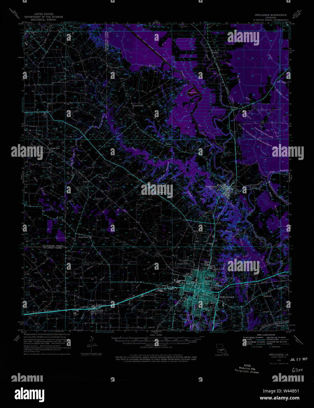 Opelousas louisiana map hires stock photography and images Alamy