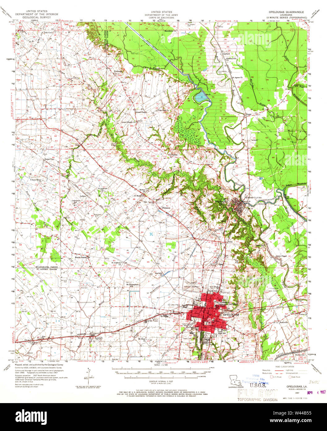 Opelousas louisiana map hires stock photography and images Alamy