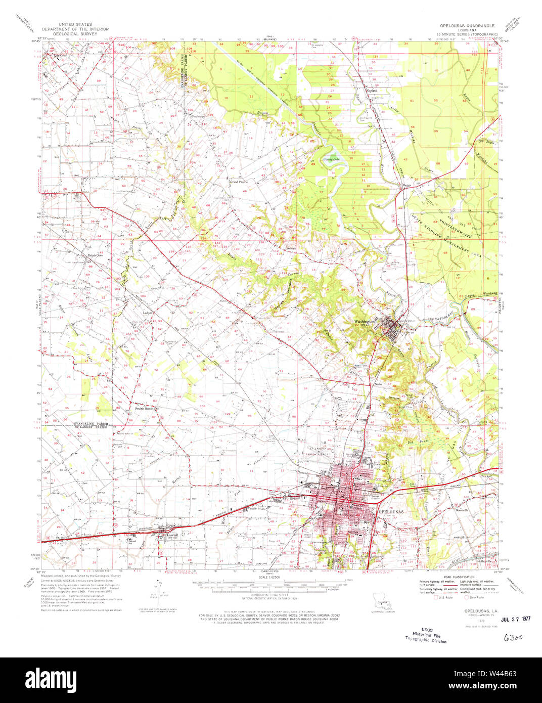 Opelousas louisiana map hires stock photography and images Alamy