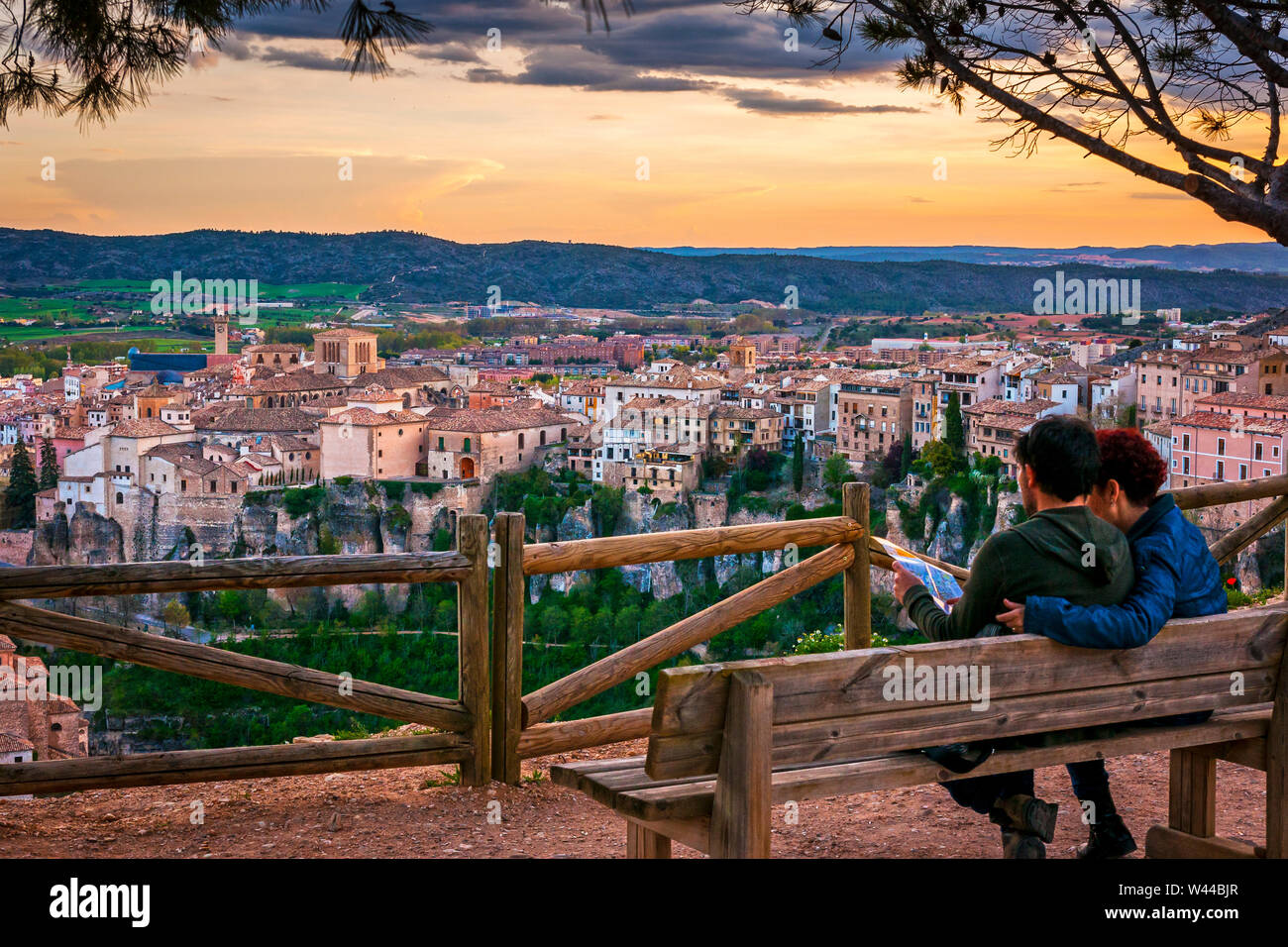 Ciudad de Cuenca. Castilla la Mancha. España Stock Photo