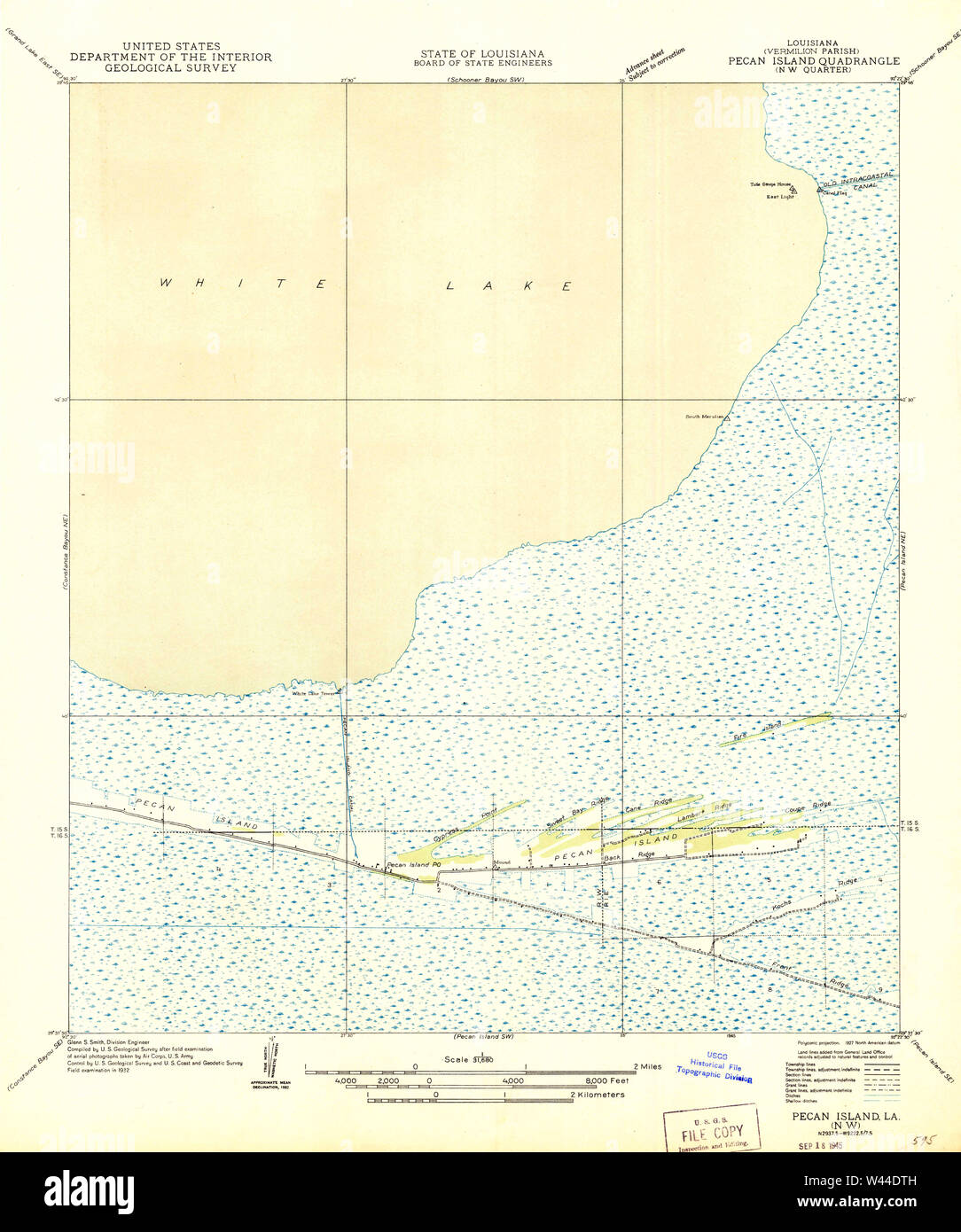 Pecan Island Louisiana Map Pecan Island Nw High Resolution Stock Photography And Images - Alamy