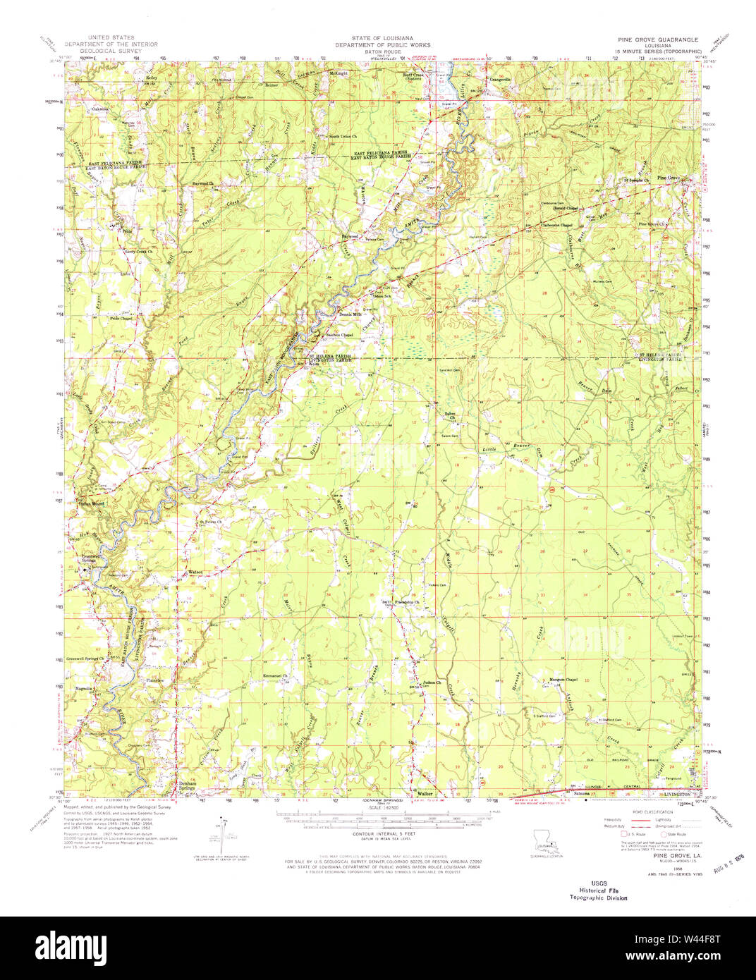 Map of la pine hires stock photography and images Alamy