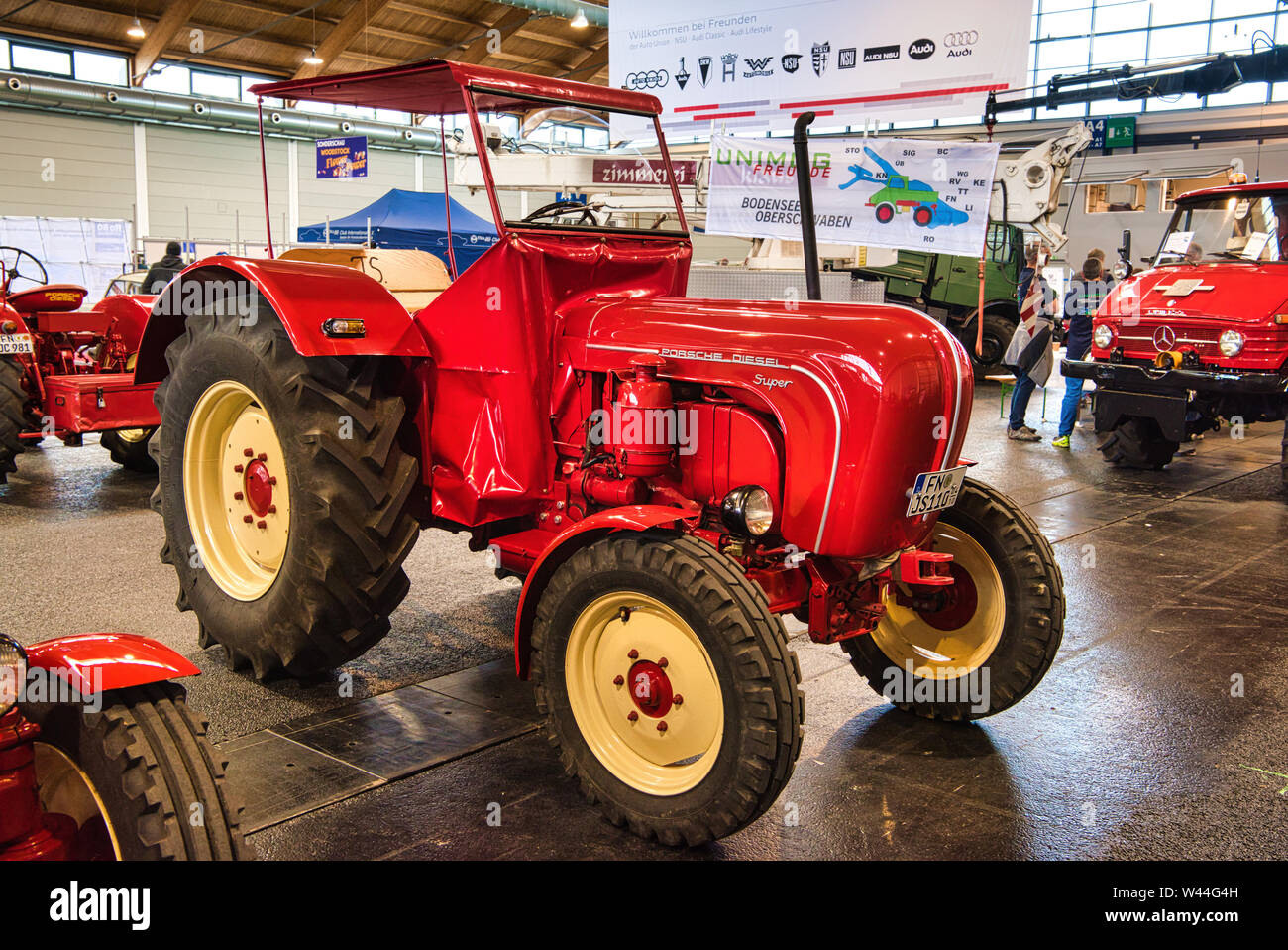 2x Scheinwerfer Frontscheinwerfer Porsche Diesel Junior 108 Standard Traktor