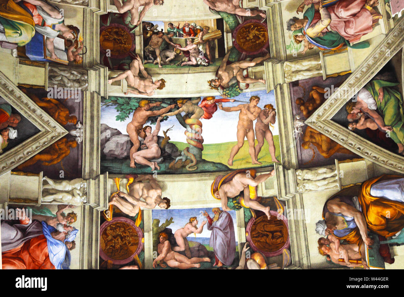 Sistine Chapel Ceiling Eve Stock Photos Sistine Chapel