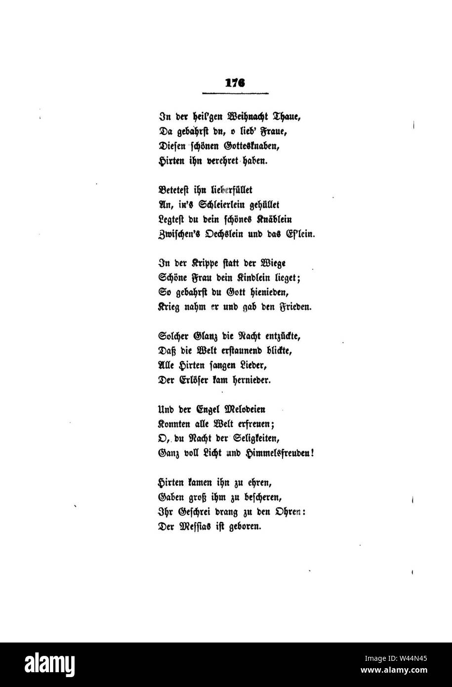 Clemens Brentano's gesammelte Schriften I 176. Stock Photo
