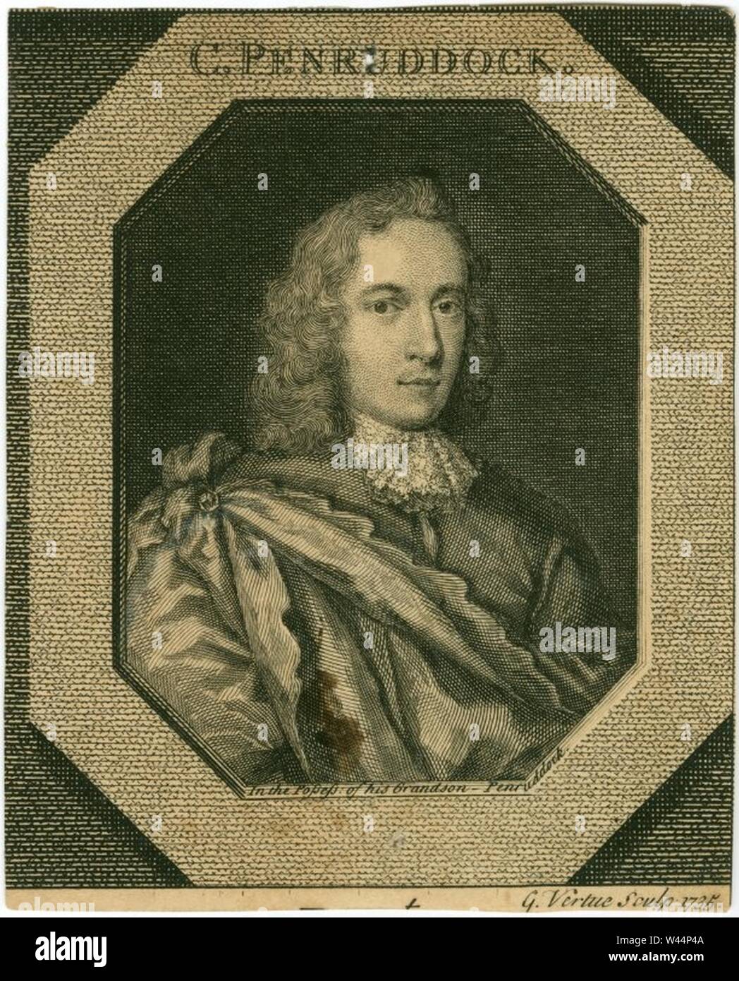 Colonel John Penruddock 1619-1655. Stock Photo