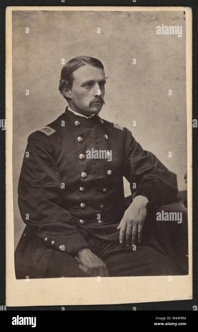 Colonel Robert Shaw, sitting, facing right) - Whipple, 96 Washington Street, Boston Stock Photo