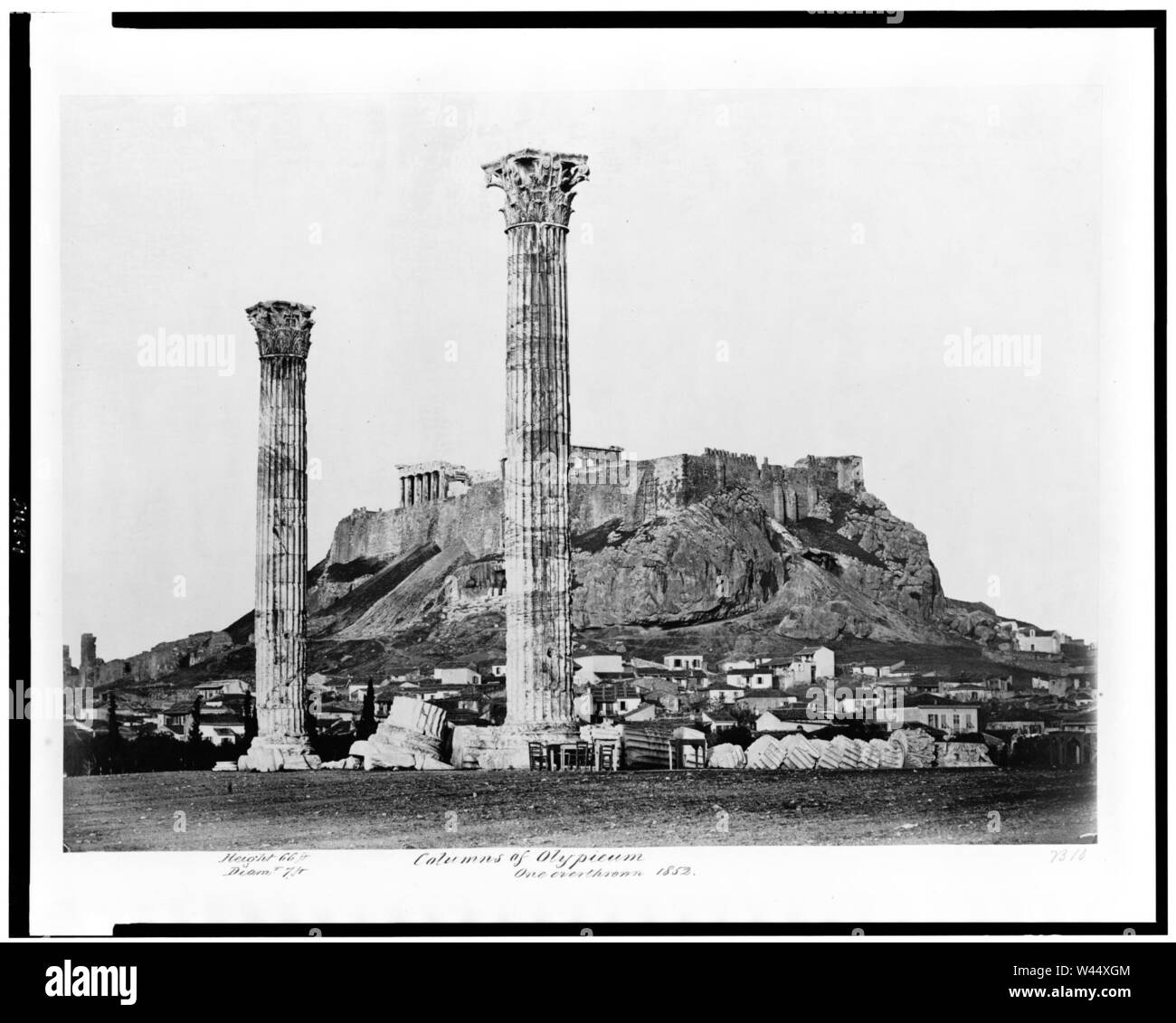 Columns Of Olympieum Stock Photo Alamy