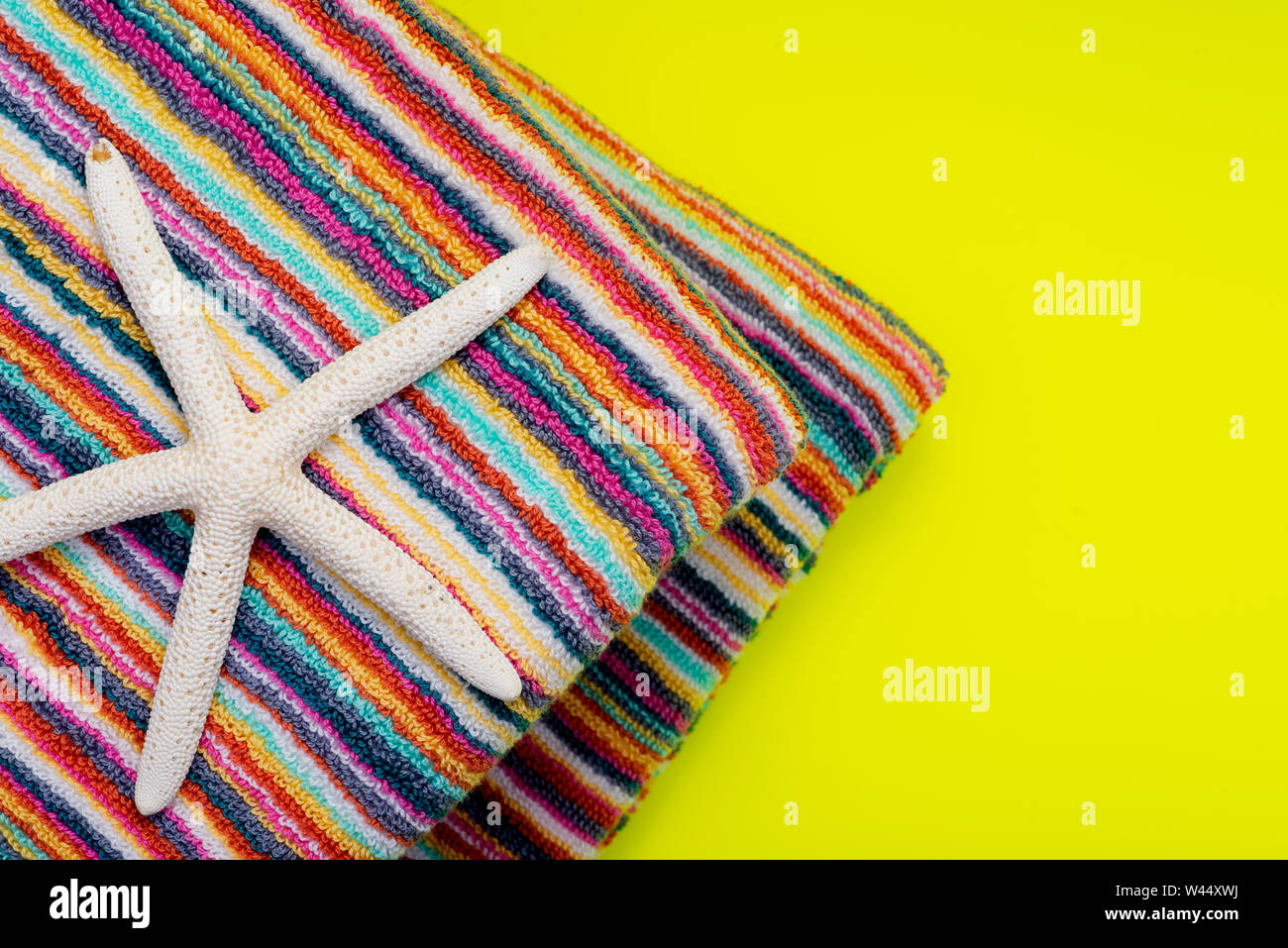 colorful beach towels