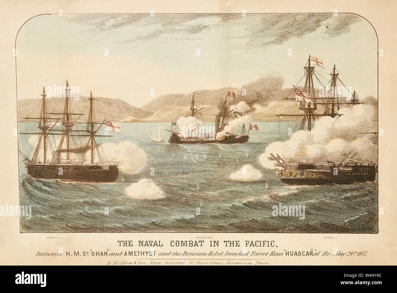 Combate de Pacocha 1877 Stock Photo Alamy
