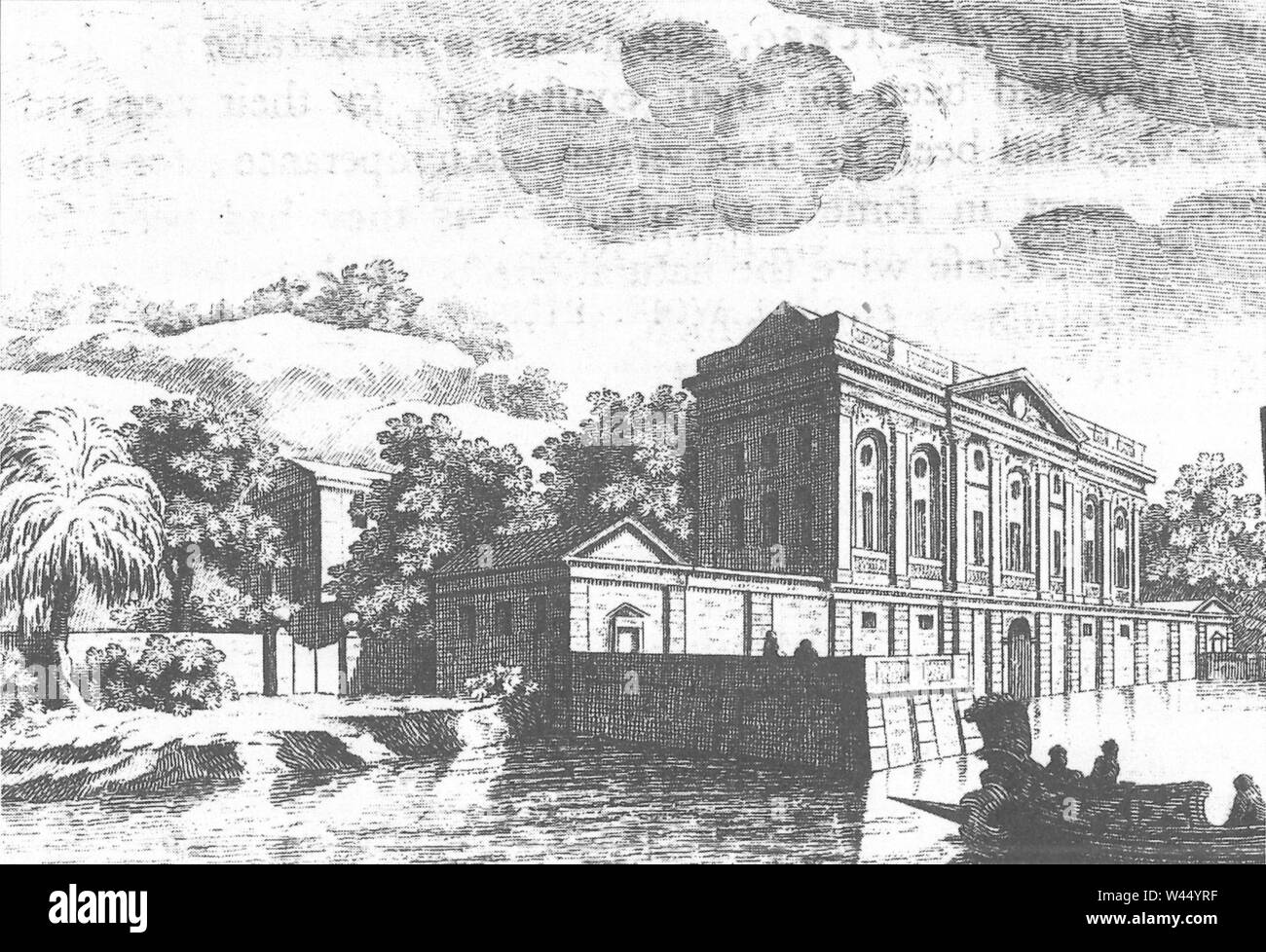 Comedy Villa of Pliny the Younger, reconstruction by Samuel Wale Stock