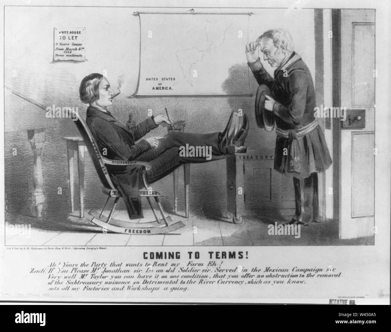 Coming to terms! Stock Photo Alamy