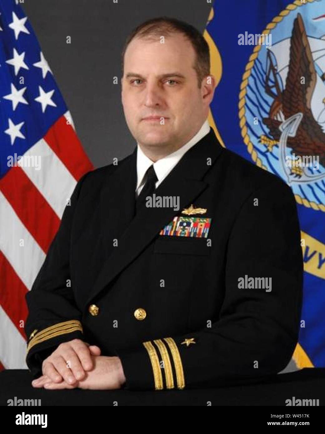 Commander Jeffrey W. Hickox USN 2013. Stock Photo