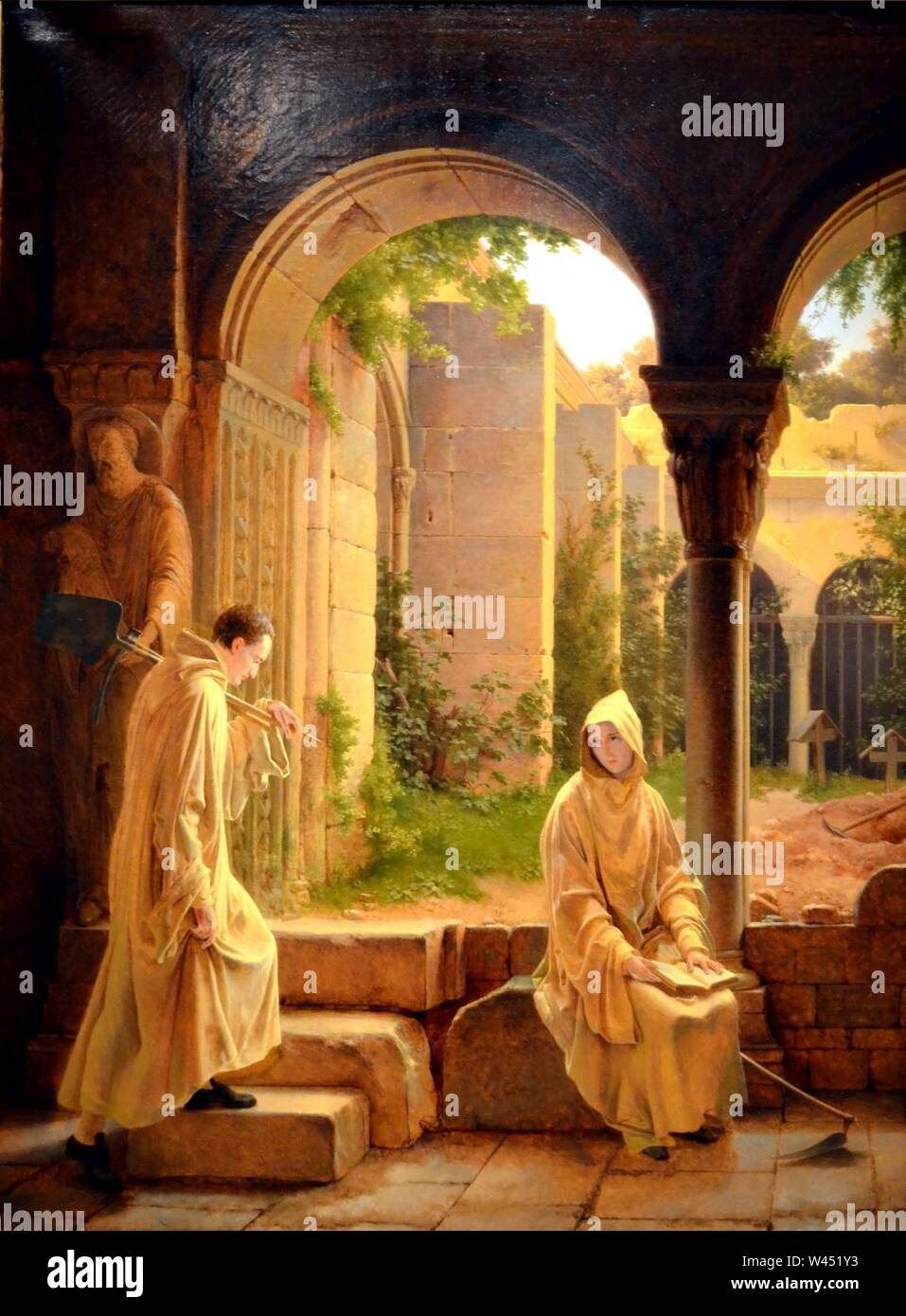 Comminges et Adélaïde au couvent de La Trappe Stock Photo Alamy