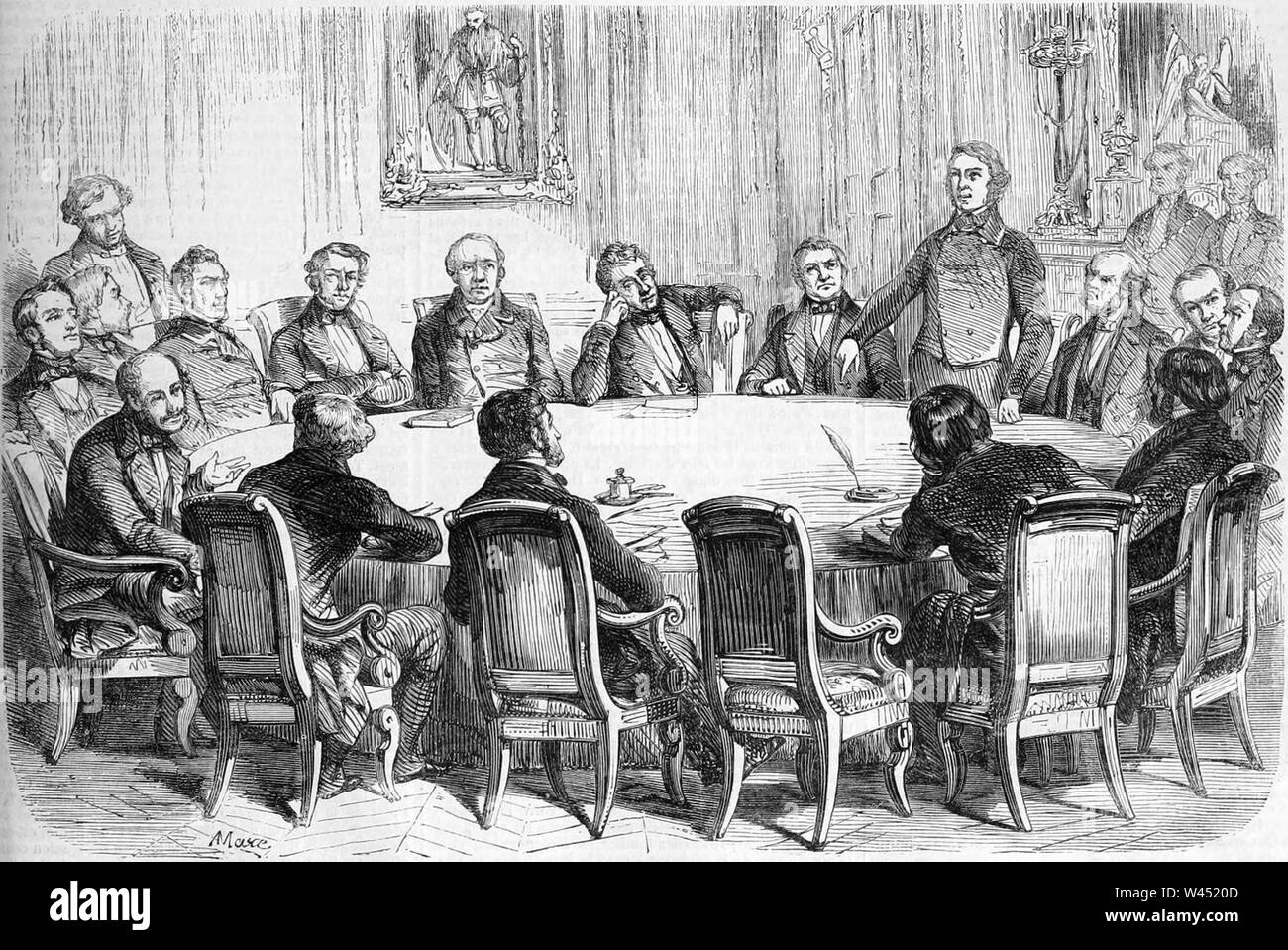 Commission de révision de la loi électorale (1850 Stock Photo Alamy