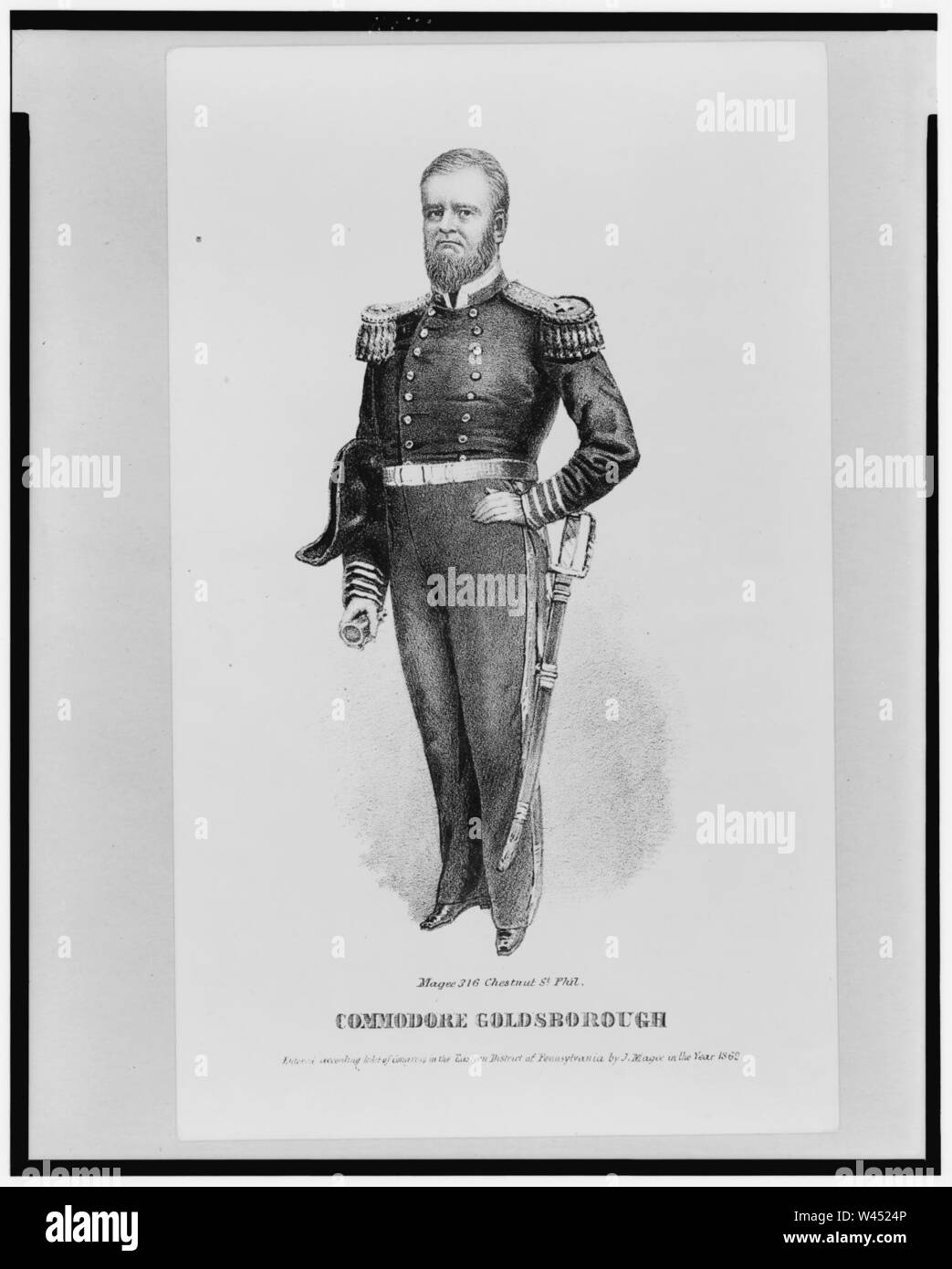 Commodore Goldsborough Magee Stock Photo Alamy