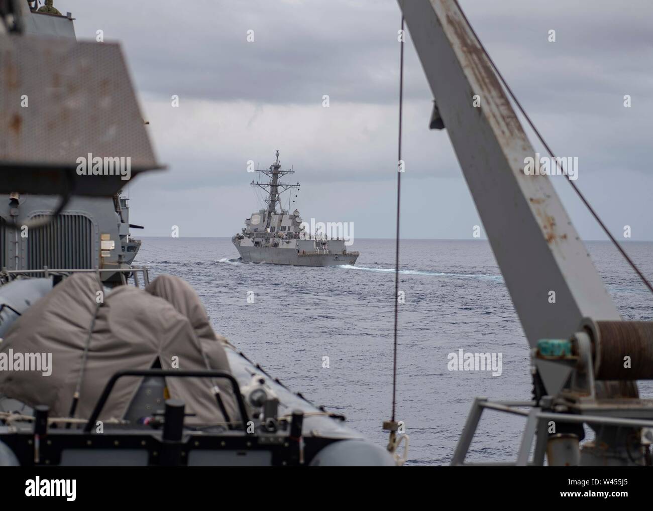 190716-N-IC246-0033 ATLANTIC OCEAN (July 16, 2019) The Arleigh Burke ...