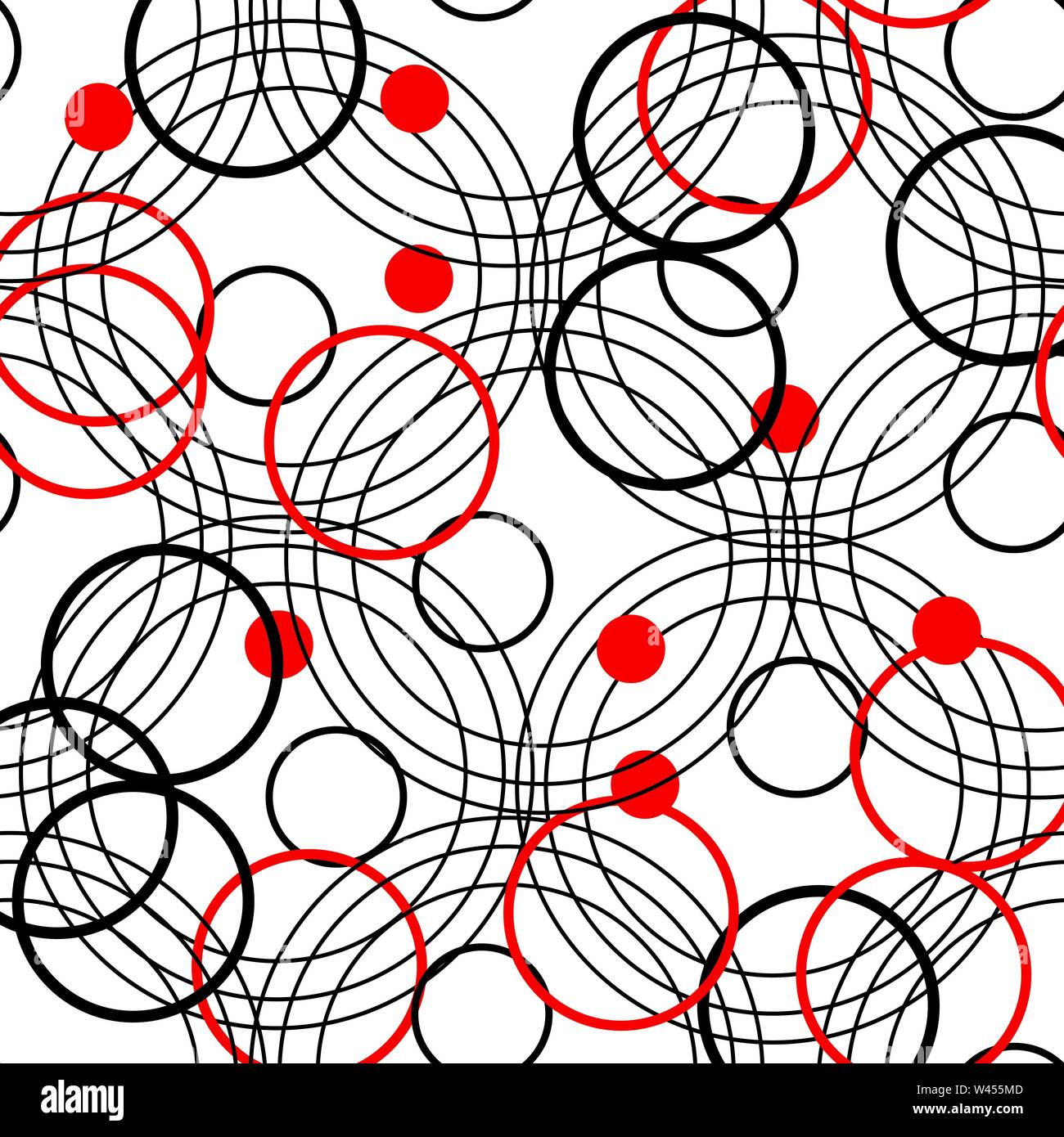 Những họa tiết vòng tròn đơn giản nhưng mạnh mẽ bằng màu đỏ và đen trên nền trắng sẽ khiến bạn rất ngạc nhiên. Đến và cùng khám phá những bức tranh sáng tạo đầy tính nghệ thuật với họa tiết này!