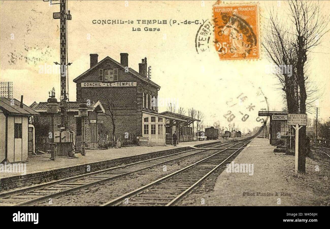 ConchilleTemple Gare de ConchilleTemple (01 Stock Photo Alamy