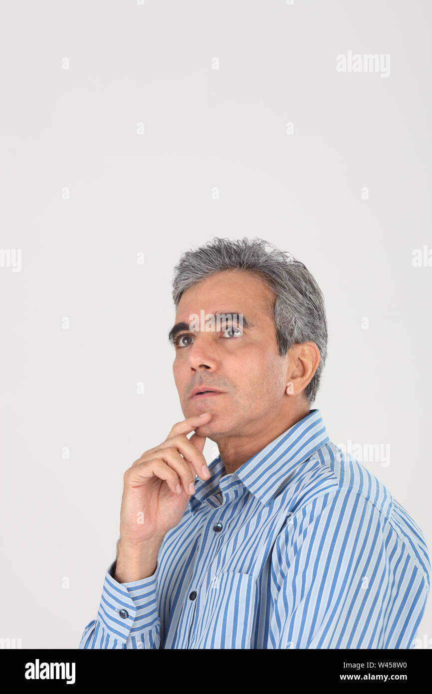 Businessman thinking Stock Photo