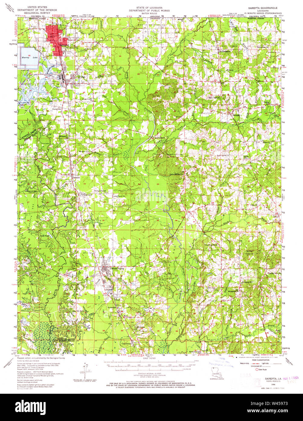 Map of sarepta Cut Out Stock Images & Pictures Alamy