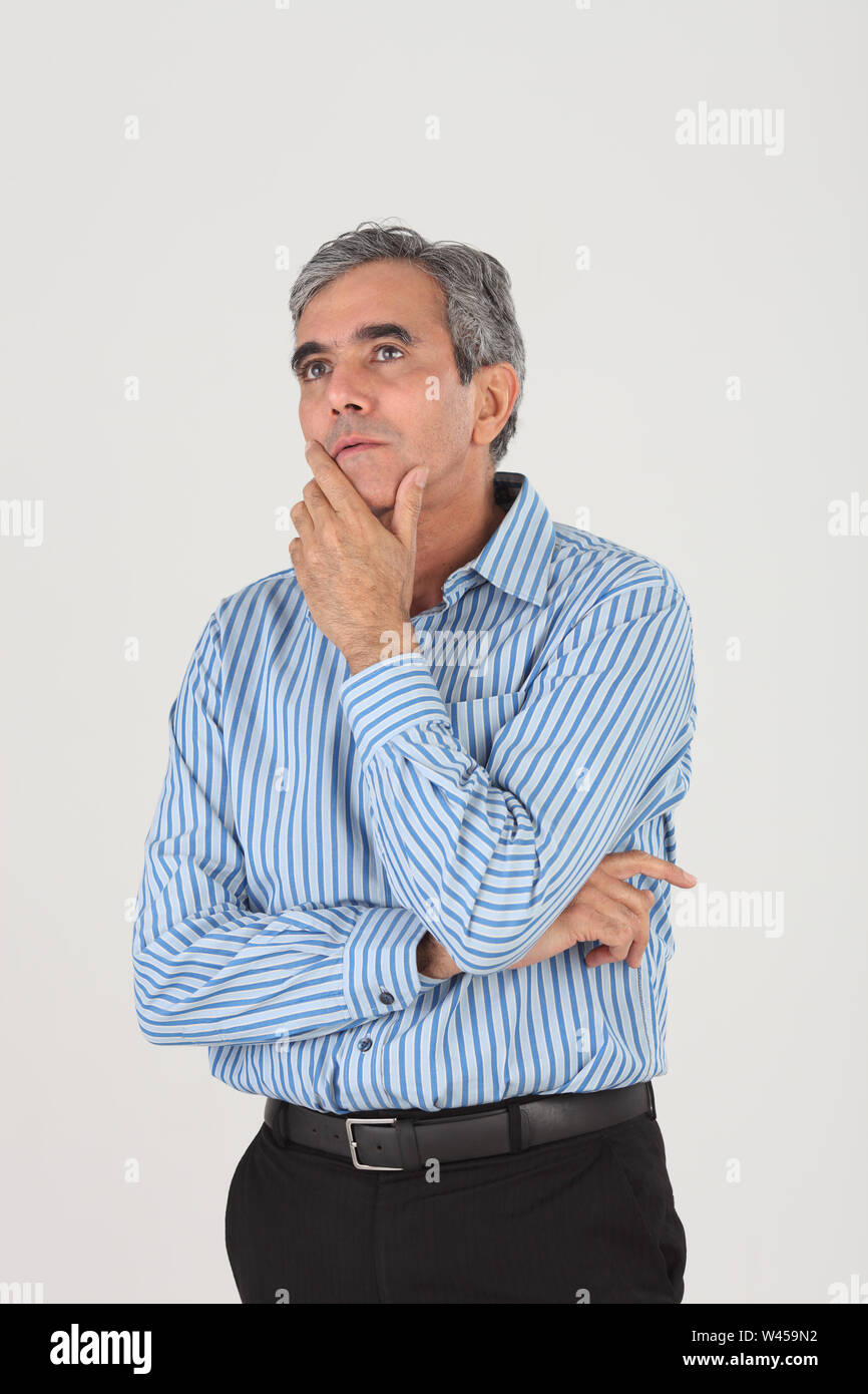 Businessman thinking Stock Photo