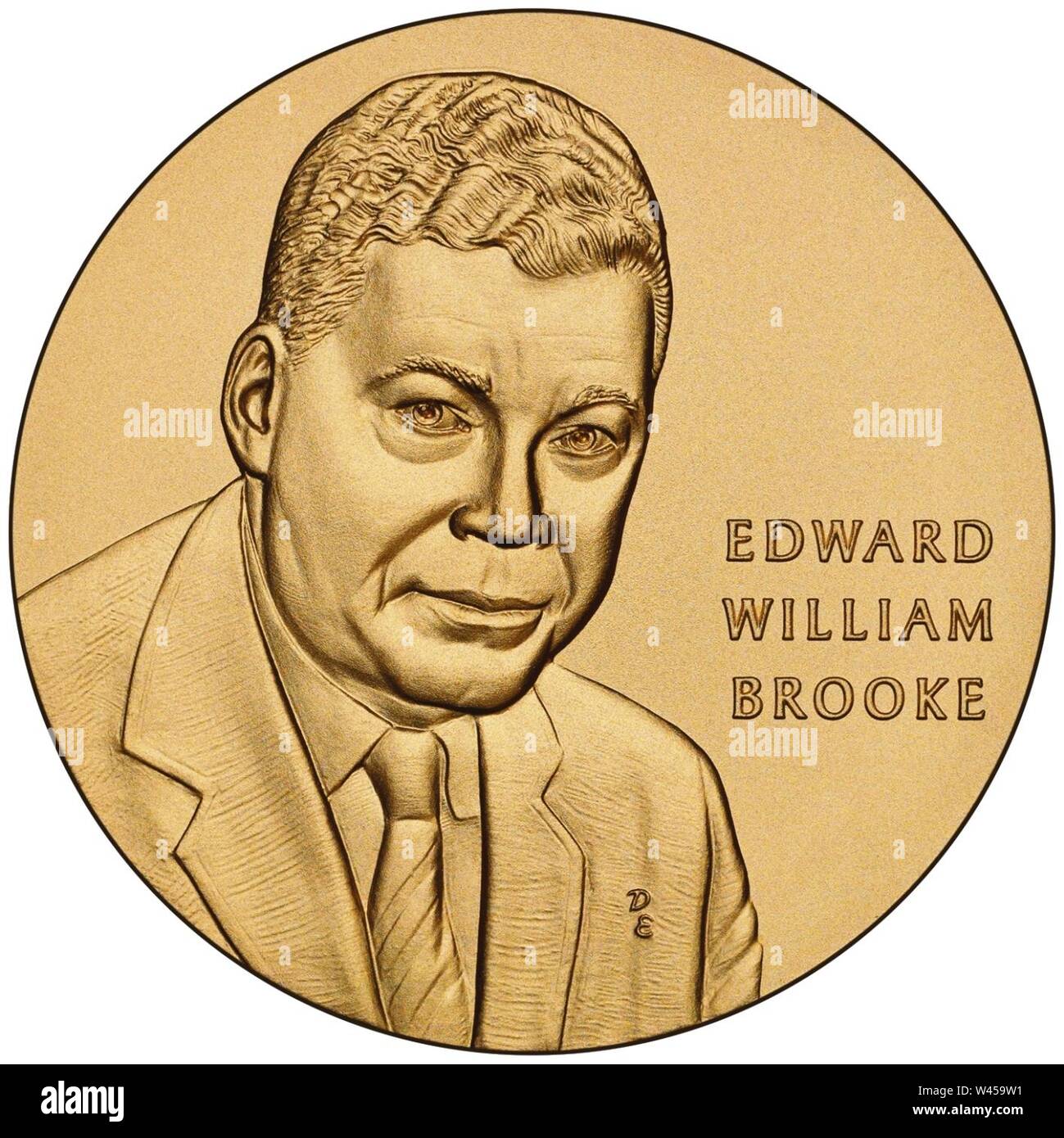 Congressional Gold Medal Edward William Brooke Stock Photo - Alamy