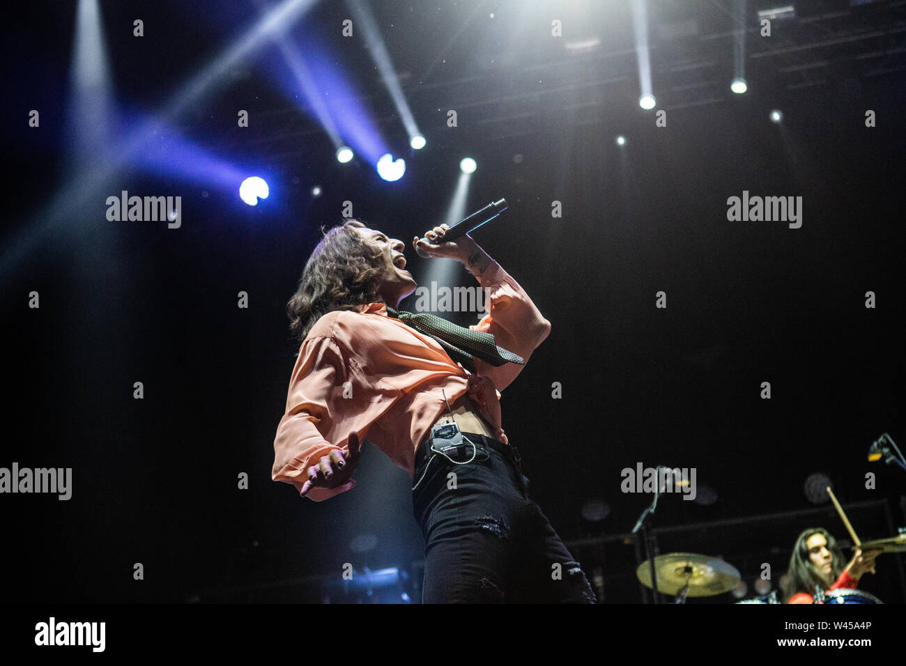 Barolo, Italy july 6th 2019 Maneskin live at Collisioni Festival 2019 © Roberto Finizio / Alamy Stock Photo